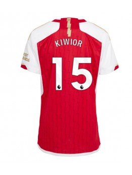 Arsenal Jakub Kiwior #15 Heimtrikot für Frauen 2023-24 Kurzarm